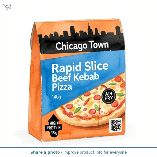 Chicago Town Rapid Slice Beef Kebab Pizza 