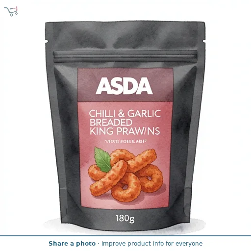 ASDA Chilli & Garlic Breaded King Prawns 180g
