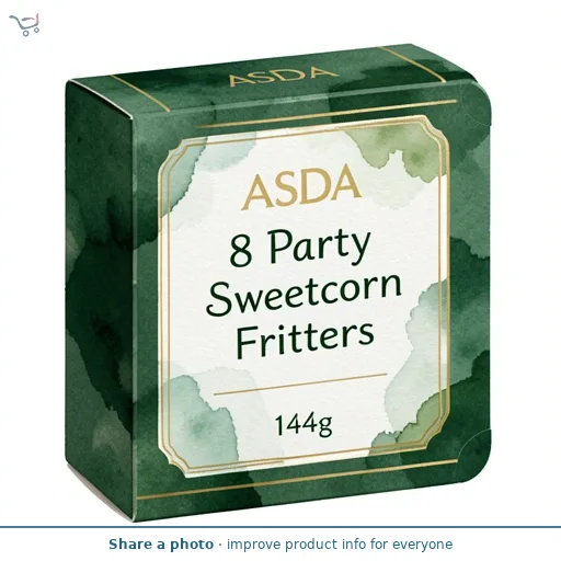 ASDA 8 Party Sweetcorn Fritters 144g
