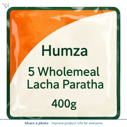 Humza 5 Wholemeal Lacha Paratha 400g