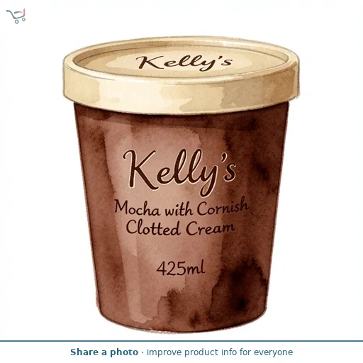 Kelly's Mocha with Cornish Clotted Cream 425ml