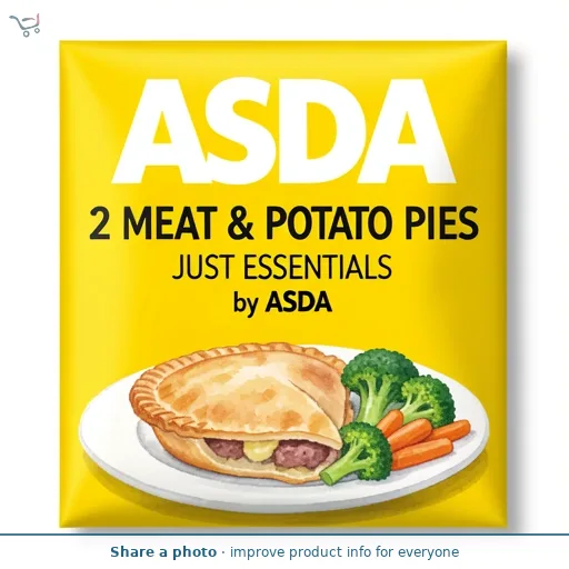 ASDA Just Essentials by  Meat & Potato Pies 2 x 120g (240g)