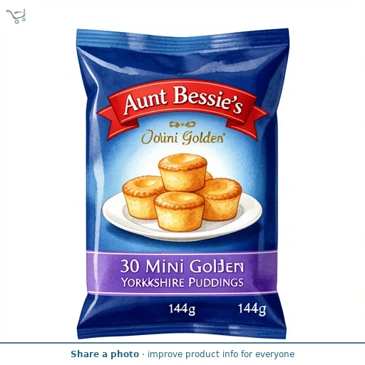 Aunt Bessie's Aunt Bessie’s 30 Mini Golden Yorkshire Puddings 144g