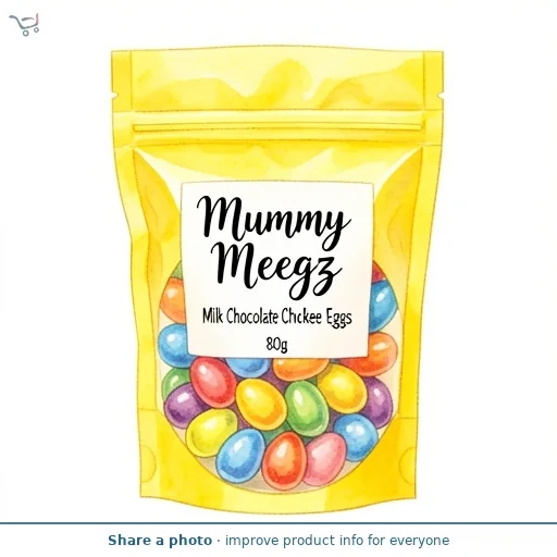 Mummy Meegz Milk Chocolate Chickee Eggs 80g