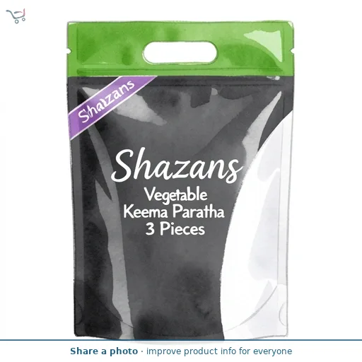 Shazans Vegetable Keema Paratha 3 Pieces