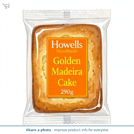 Howells Handmade Golden Madeira Cake 290g