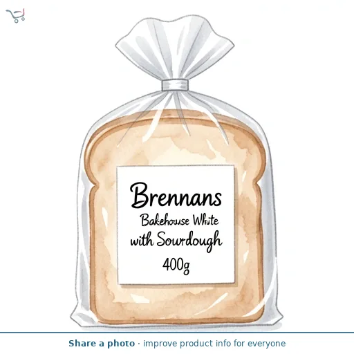Brennans Bakehouse White with Sourdough 400g