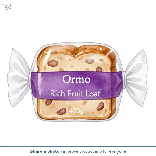Ormo Rich Fruit Loaf 400g
