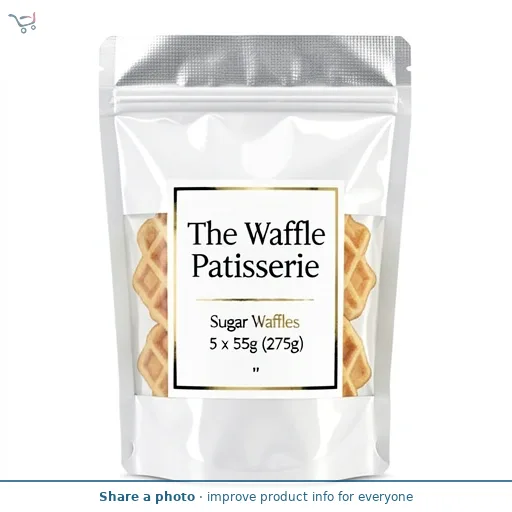 The Waffle Patisserie Sugar Waffles 275g (5 x 55g)