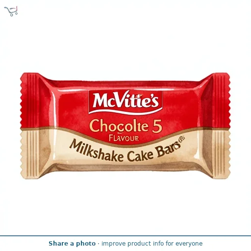 McVitie's Penguin 5 Chocolate Flavour Milkshake Cake Bars