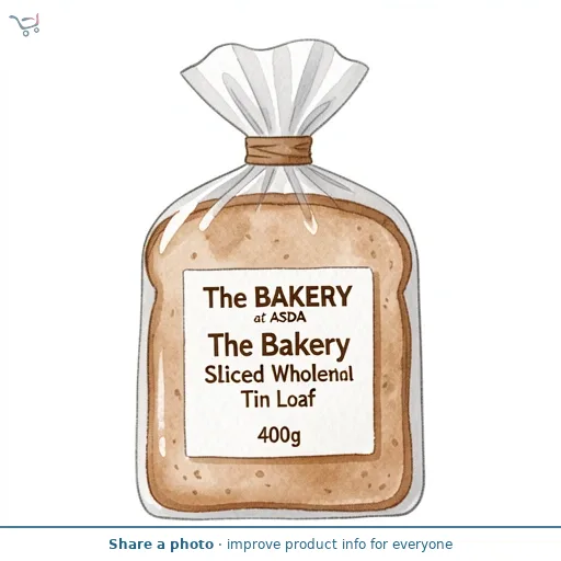 The BAKERY at ASDA The Bakery Sliced Wholemeal Tin Loaf 400g