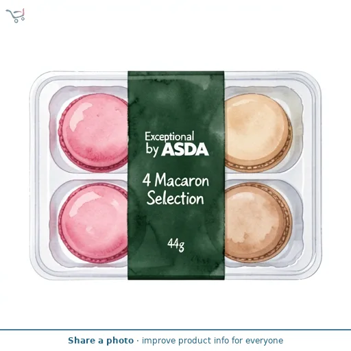 Exceptional by ASDA 4 Macaron Selection 44g