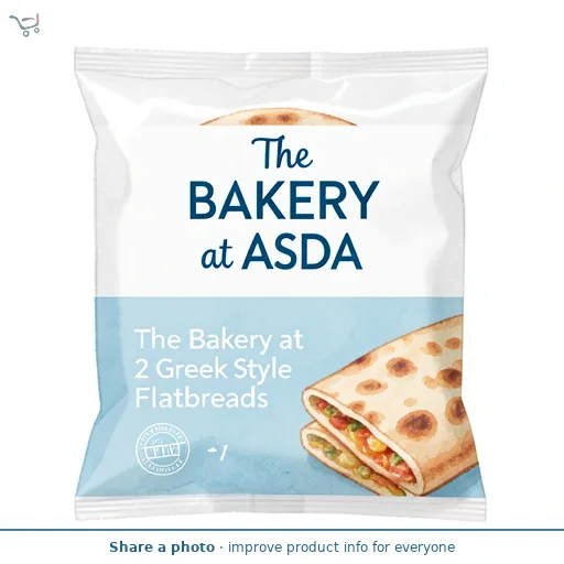 The BAKERY at ASDA The Bakery at  2 Greek Style Flatbreads