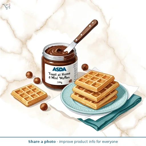 ASDA Toast at Home 8 Mini Waffles 200g