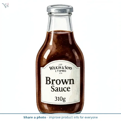 Wilkin & Sons Ltd Tiptree Brown Sauce 310g