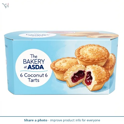 The BAKERY at ASDA The Bakery 6 Coconut Tarts