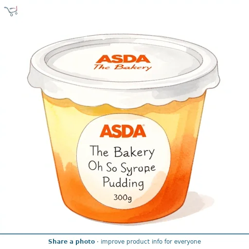 ASDA The Bakery The Bakery Oh So Sweet Syrup Sponge Pudding 300g