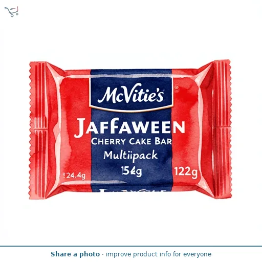 McVitie's Jaffaween Cherry Cake Bar Multipack 5 x 24.4g, 122g
