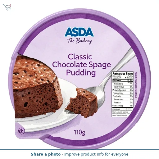ASDA The Bakery Classic Chocolate Sponge Pudding 110g