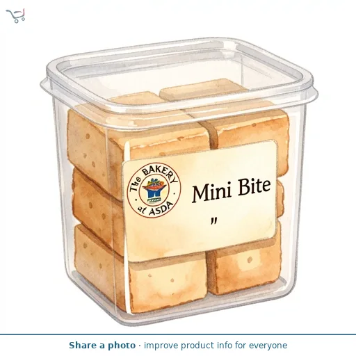 The BAKERY at ASDA The Bakery at  20 Crumbly Shortbread Mini Bites 220g