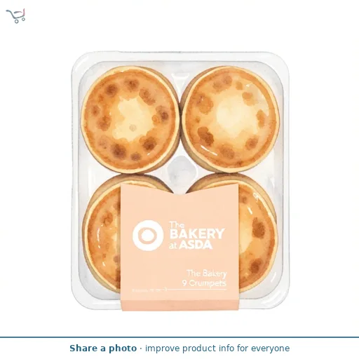 The BAKERY at ASDA The Bakery 9 Crumpets