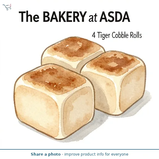 The BAKERY at ASDA The Bakery at  4 Tiger Cobble Rolls