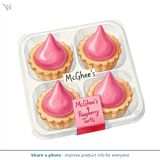 McGhee's McGhee's 4 Raspberry Tarts