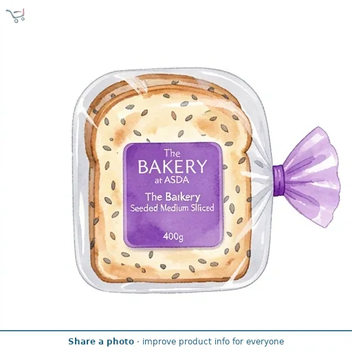 The BAKERY at ASDA The Bakery Seeded Medium Sliced 400g