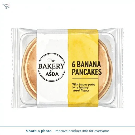 The BAKERY at ASDA The Bakery 6 Banana Pancakes