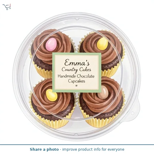 Emma's Country Cakes Chocolate Cupcakes