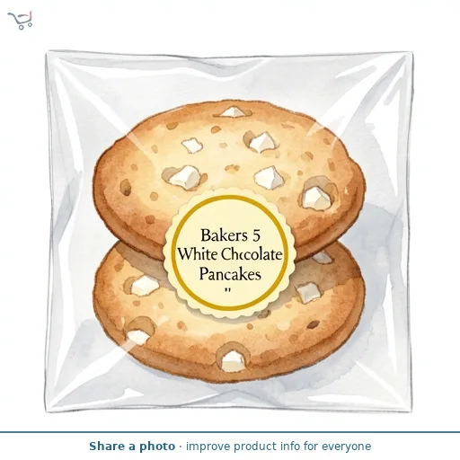 ASDA Baker's Selection Bakers 5 White Chocolate Pancakes