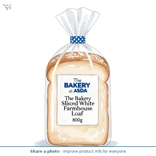 The BAKERY at ASDA The Bakery Sliced White Farmhouse Loaf 800g