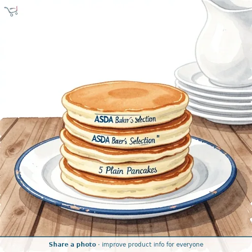 ASDA Baker's Selection 5 Plain Pancakes