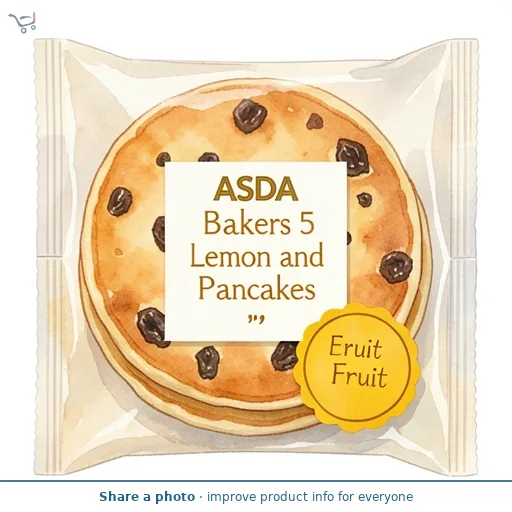 ASDA Lemon & Fruit Pancakes 5 Pack