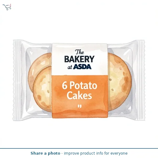 The BAKERY at ASDA 6 Potato Cakes