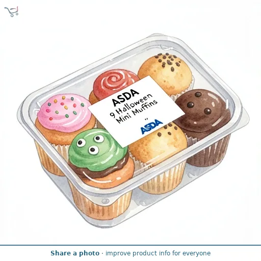 ASDA 9 Halloween Mini Muffins