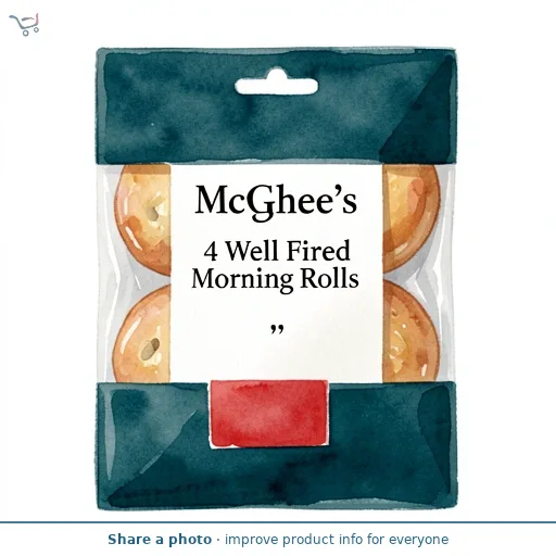 Mc Ghees Family Bakery Well Fired Morning Rolls