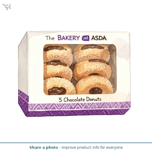 The BAKERY at ASDA 5 Chocolate Donuts