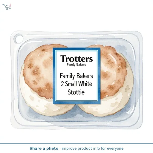 Trotters Family Bakers Family Bakers 2 Small White Stottie