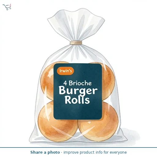 Irwin's 4 Brioche Burger Rolls
