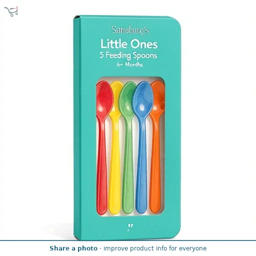 Sainsbury's Little Ones 5 Feeding Spoons 6+ Months