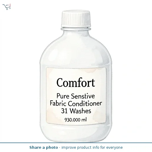 Comfort Pure Sensitive Fabric Conditioner 31 Washes 930ml