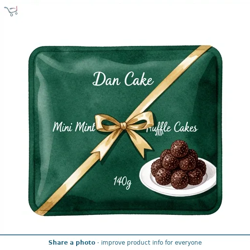 Dan Cake Mini Mint Truffle Cakes 140g