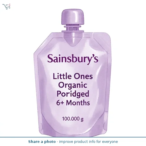 Sainsbury's Little Ones Organic Porridge 6+ Months 100g
