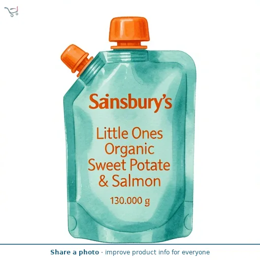 Sainsbury's Little Ones Organic Sweet Potato & Salmon 130g