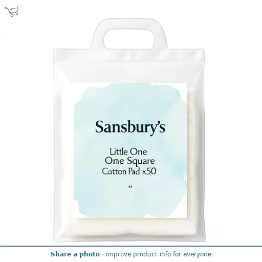 Sainsbury's Little One Square Cotton Pad x50