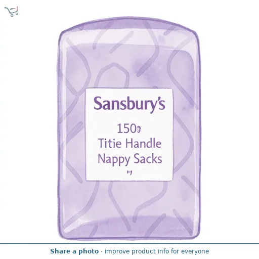 Sainsbury's Little Ones 150 Tie Handle Nappy Sacks