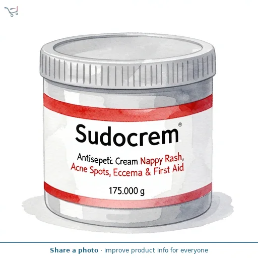Sudocrem Antiseptic Cream (175g) - Nappy Rash, Acne spots, Eczema and First aid