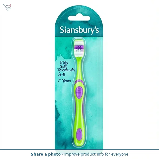 Sainsbury's Kids Soft Toothbrush 3-6 Years
