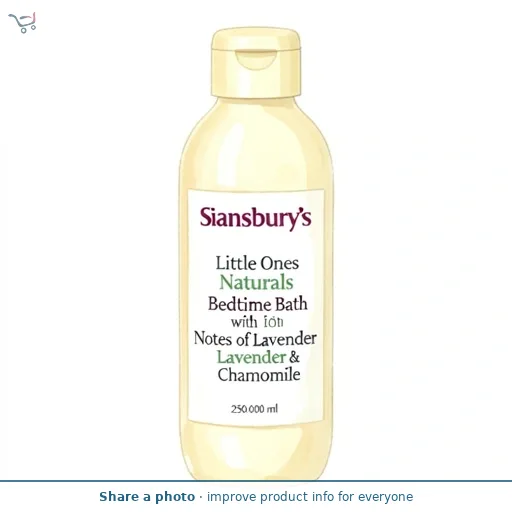 Sainsbury's Little Ones Naturals Bedtime Bath with Notes of Lavender & Chamomile 250ml